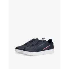 TOMMY HILFIGER - Zapatillas Basket Core Stripes Azul