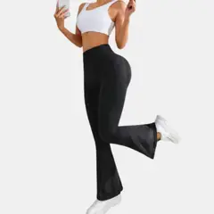 LIKE SHOP - Calza Deportiva Bota Elefante Mujer Push Up Lisa Tiro Alto 9004