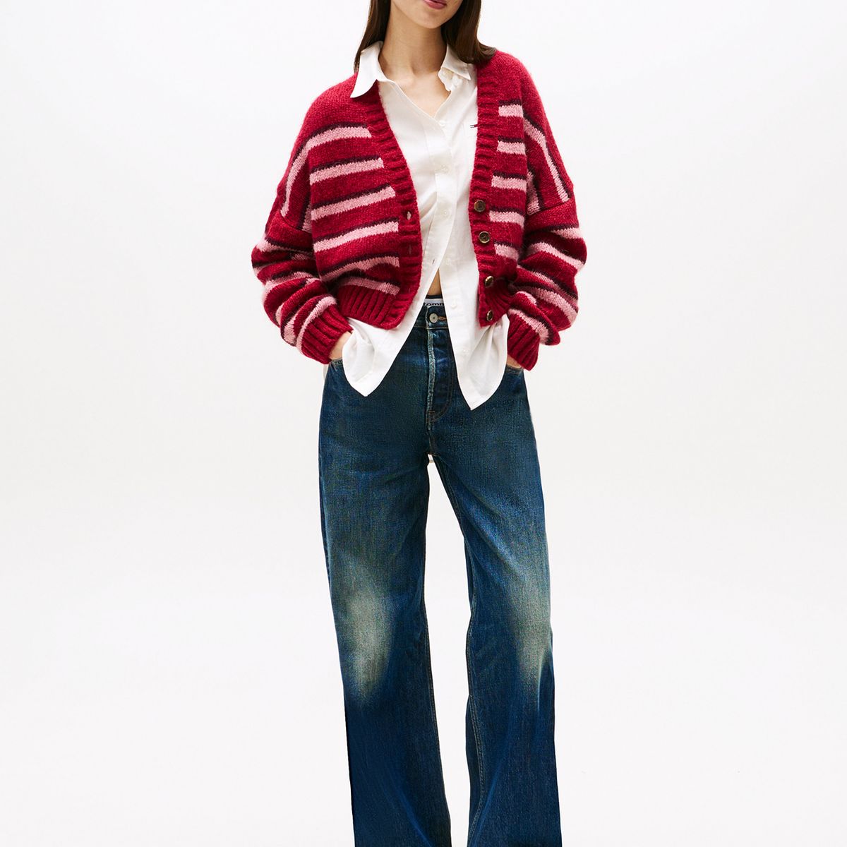 TOMMY HILFIGER - Zapatillas Archive De Cuero Negro Tommy Jeans