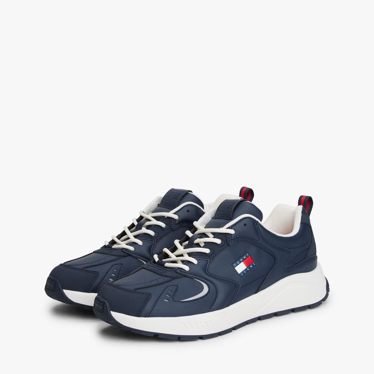 TOMMY HILFIGER - Zapatillas Runner Suela Dentada Azul Tommy Jeans