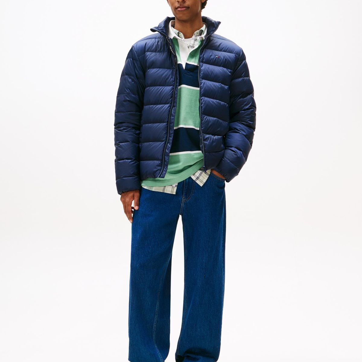 TOMMY HILFIGER - Zapatillas Runner Suela Dentada Azul Tommy Jeans