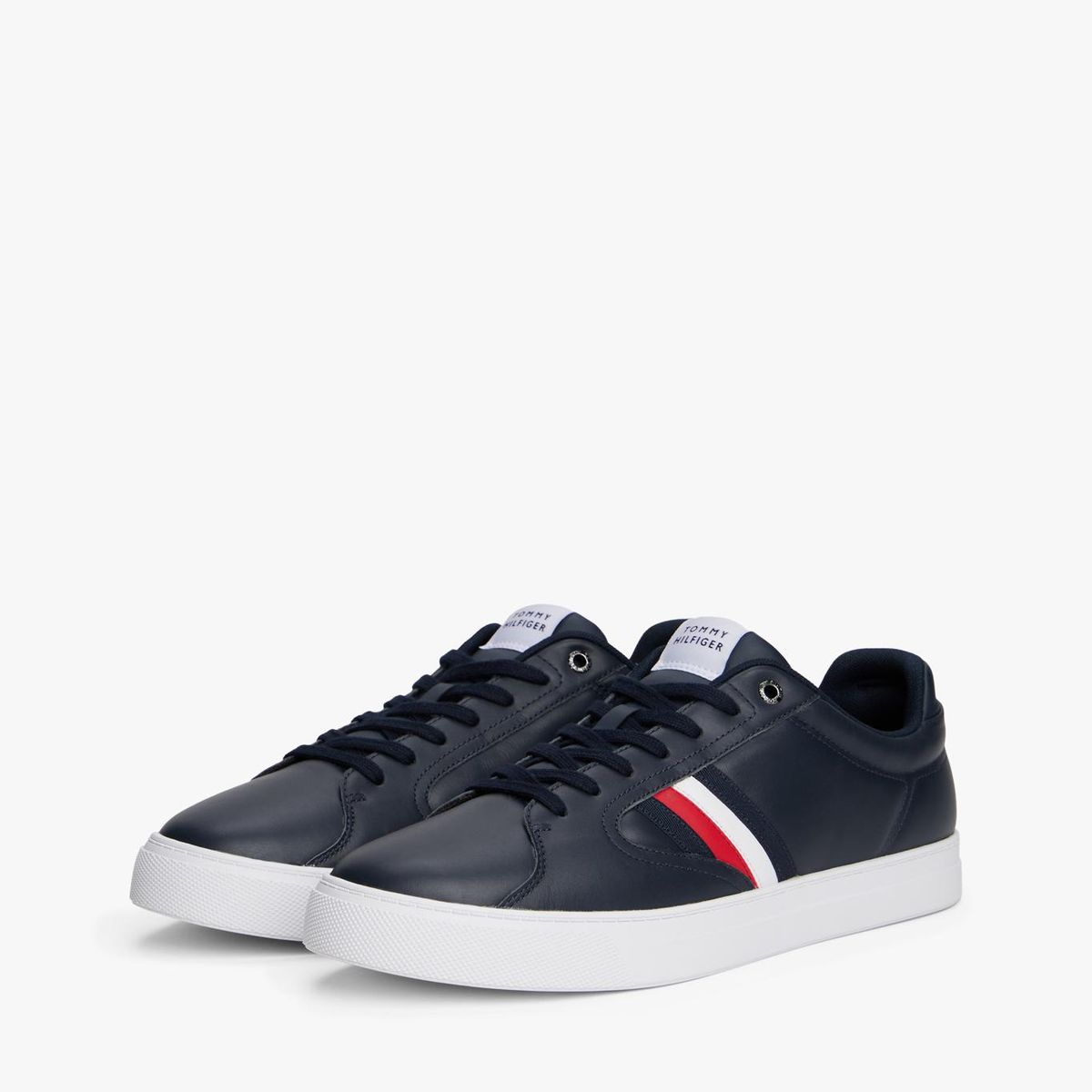 TOMMY HILFIGER - Zapatillas Icon Court Stripes Azul Tommy Hilfiger