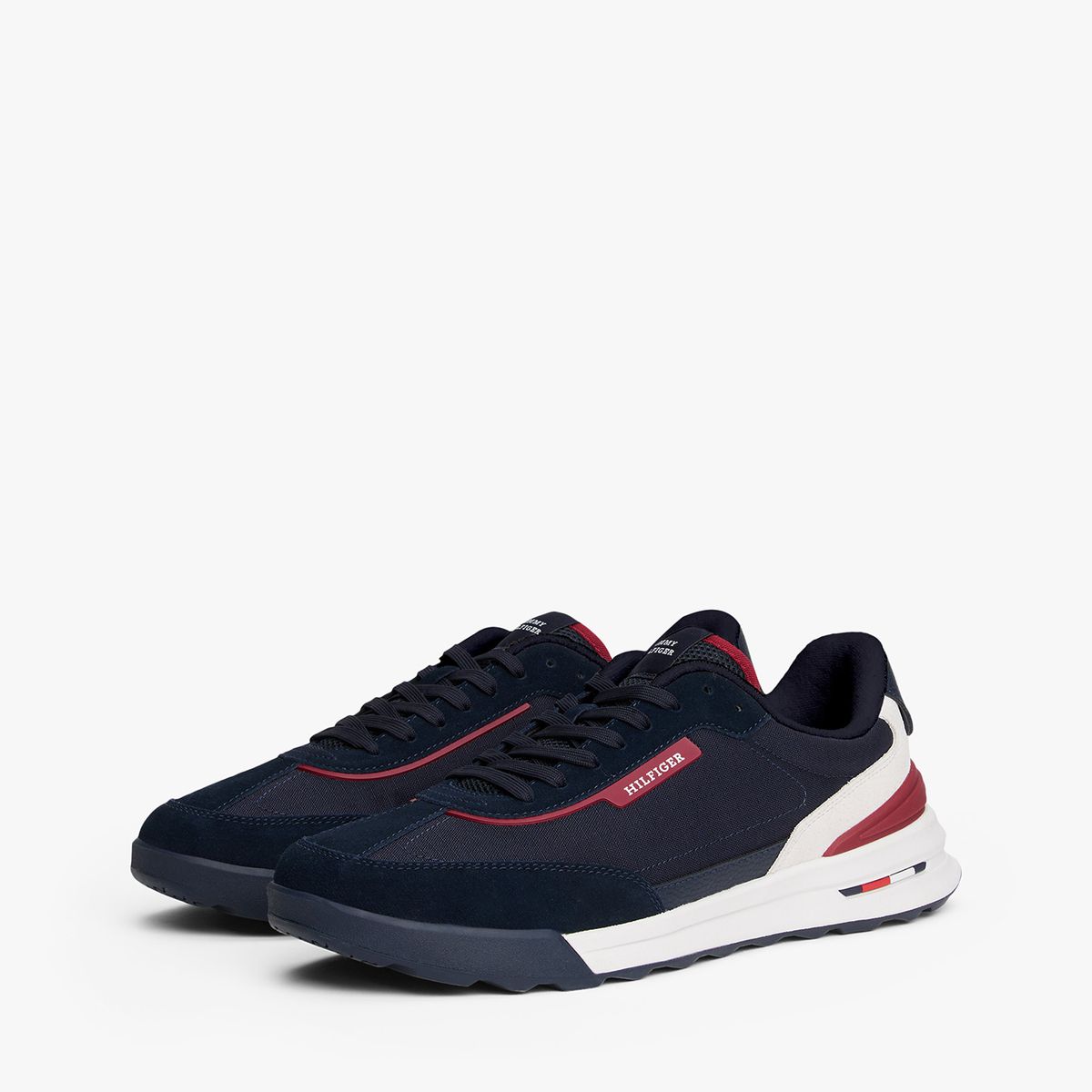 TOMMY HILFIGER - Zapatillas Retro Runner Mix Azul Tommy Hilfiger