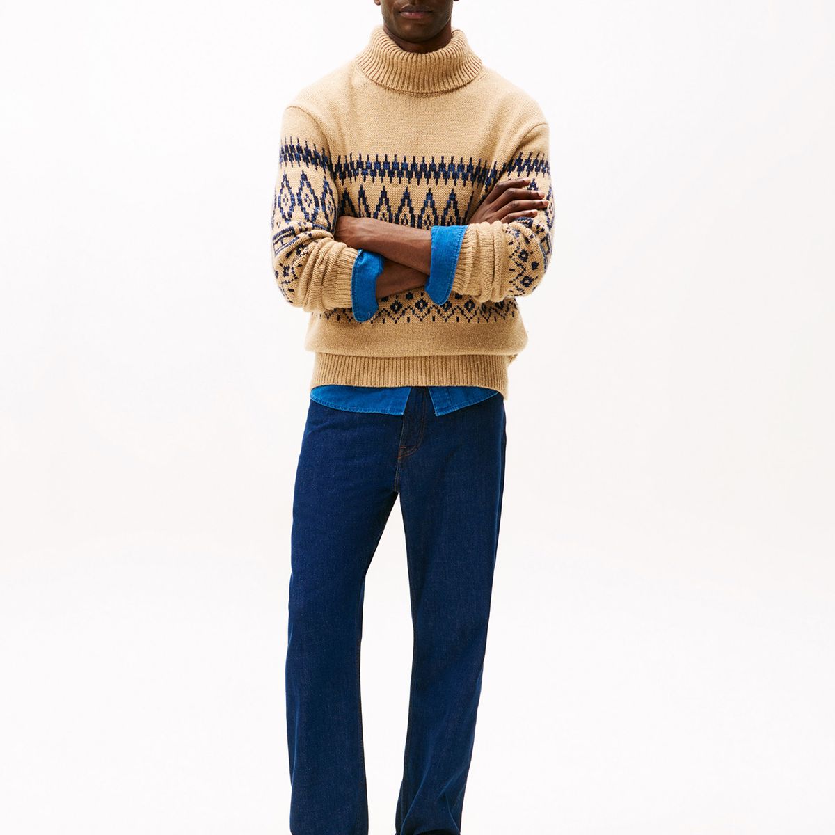 TOMMY HILFIGER - Zapatillas Retro Runner Mix Azul Tommy Hilfiger