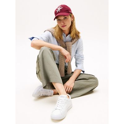 Imagen 2 del producto Zapatillas En Cuero Icon Court Blanco