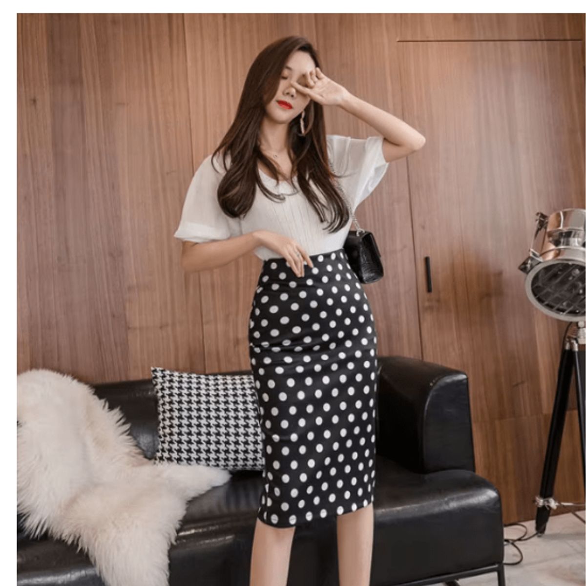 VELVET - Falda Tubo Ajustada lia