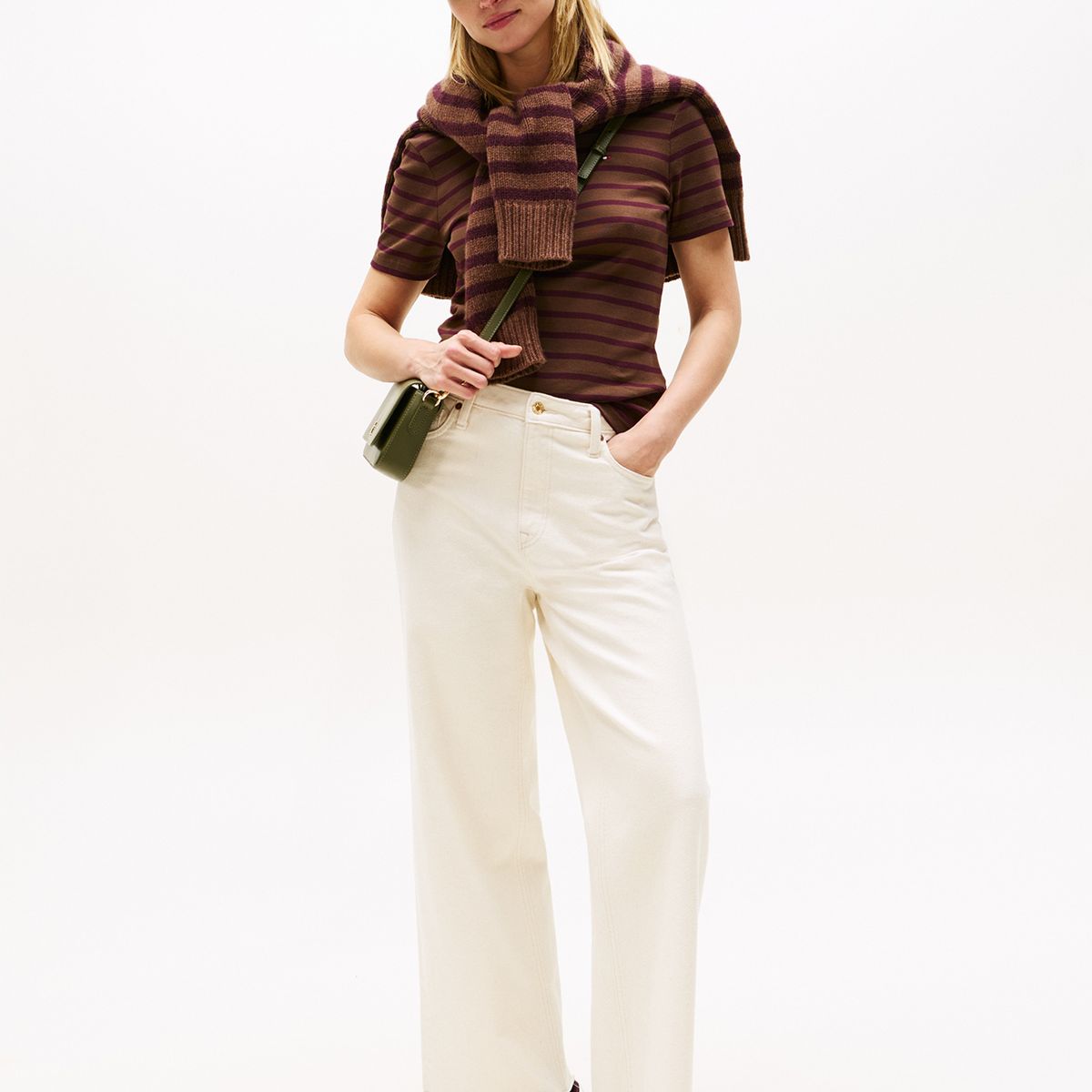 TOMMY HILFIGER - Zapatillas De Cuero Essential Blanco Tommy Hilfiger