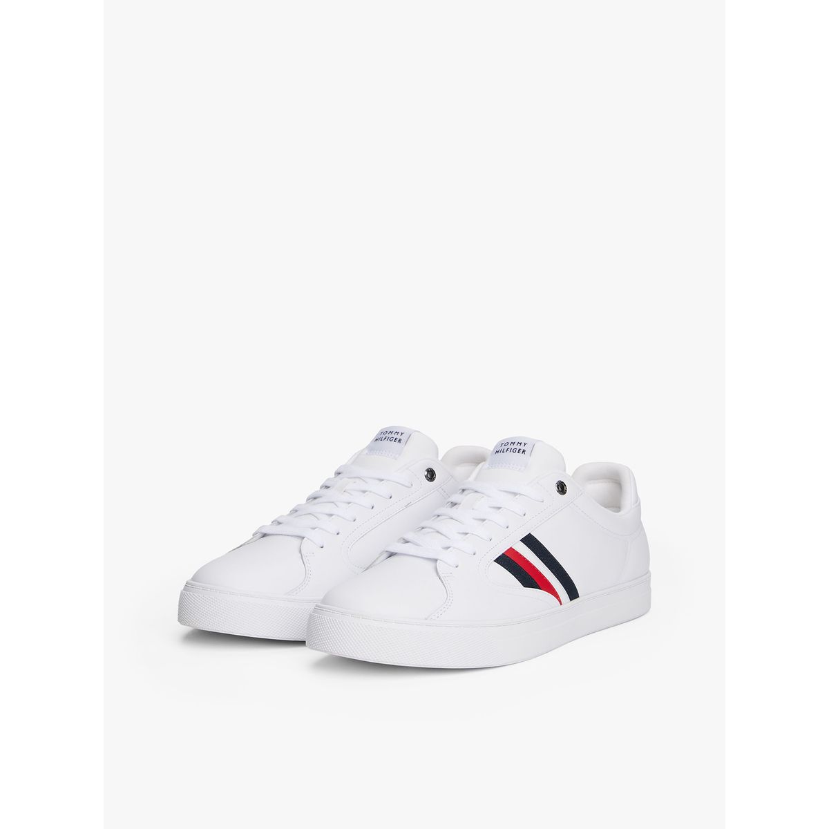 TOMMY HILFIGER - Zapatillas Icon Court Stripes Blanco Tommy Hilfiger