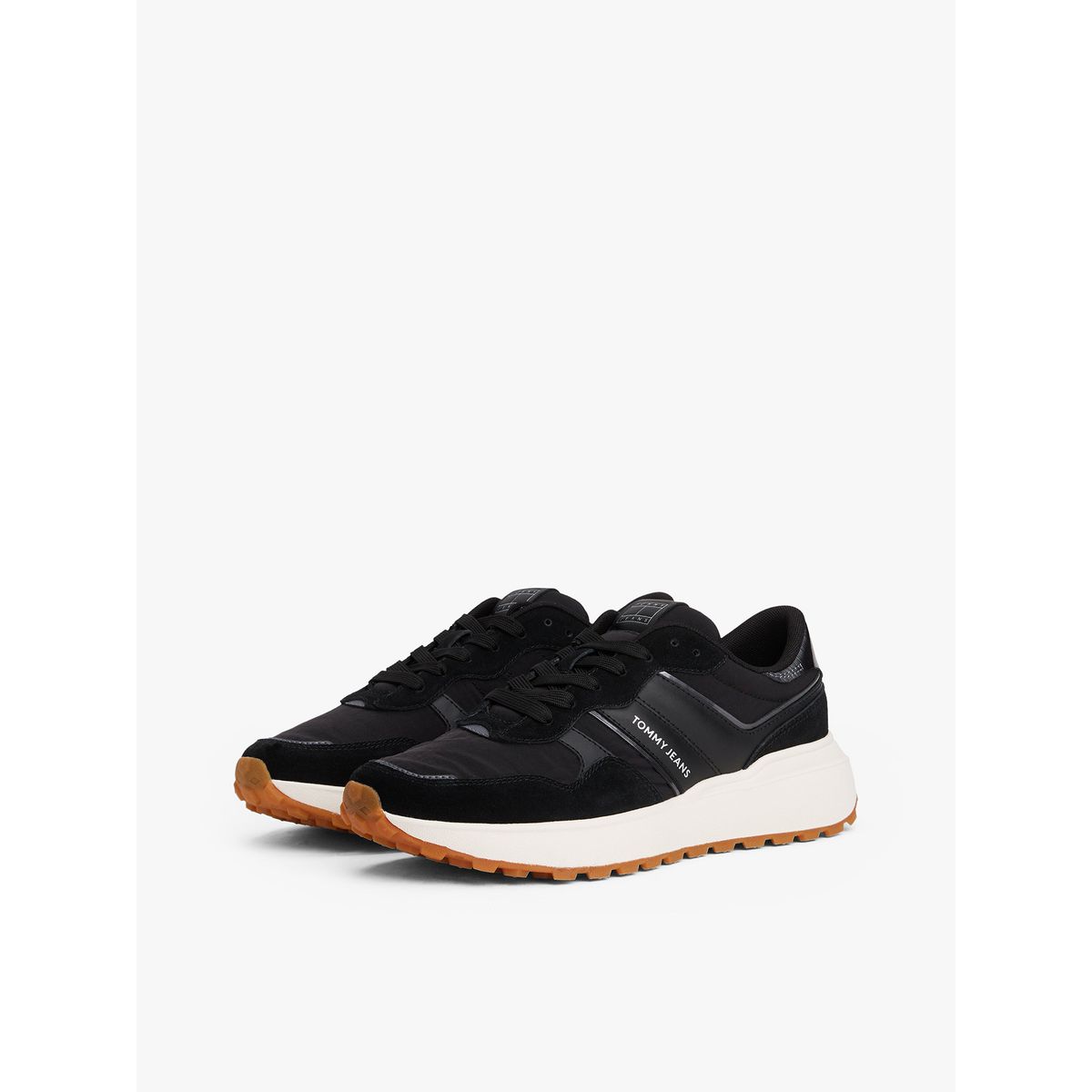 TOMMY HILFIGER - Zapatillas Runner Con Logo Negro Tommy Jeans