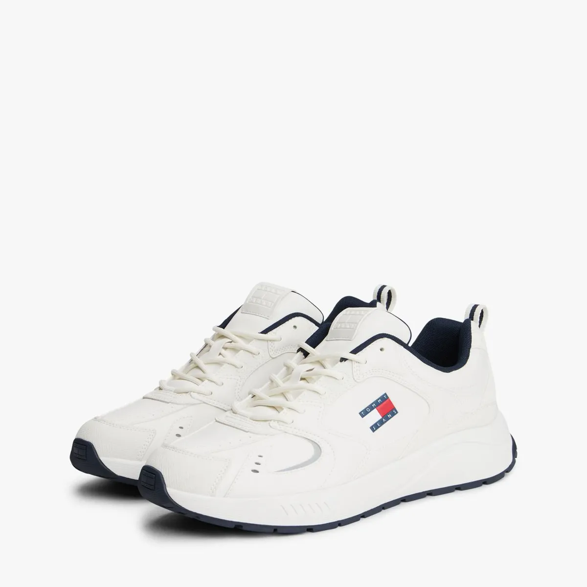 TOMMY HILFIGER - Zapatillas Runner Suela Dentada Blanco Tommy Jeans