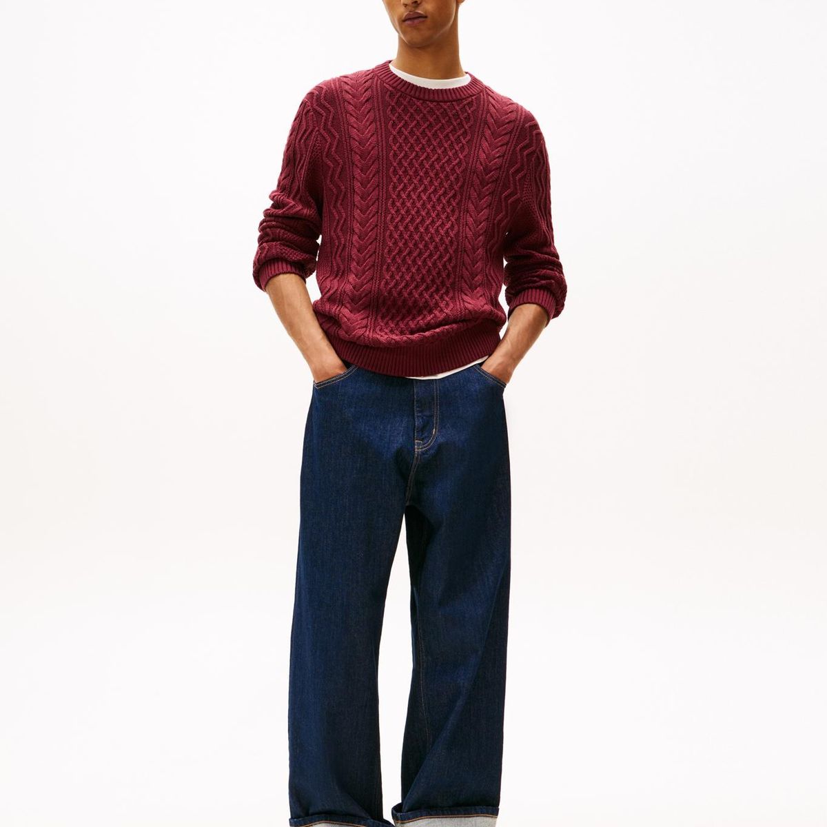 TOMMY HILFIGER - Zapatillas Runner Suela Dentada Blanco Tommy Jeans