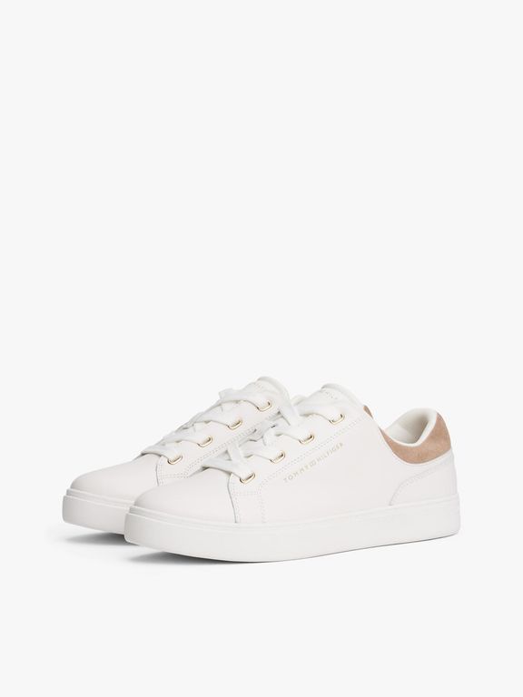 Zapatillas De Cuero Casual Cupsole Blanco