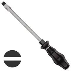 WERA - Destornillador Cincel Plano Slot 2 x 12 x 200 mm