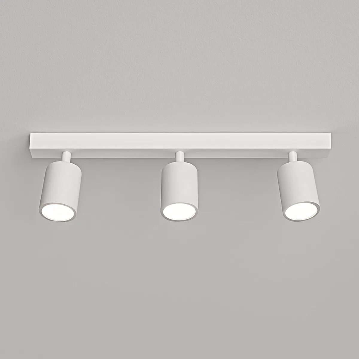 MEGABRIGHT - FOCO BARRA SOBREPUESTO TRIPLE GU-10 BLANCO MATE