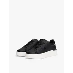 TOMMY HILFIGER - Zapatillas Chic Platform Con Logo Negro