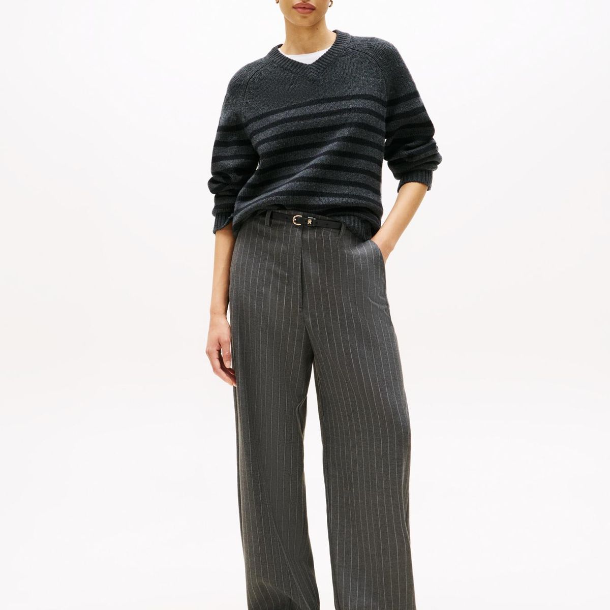 TOMMY HILFIGER - Zapatillas Chic Platform Con Logo Negro Tommy Hilfiger