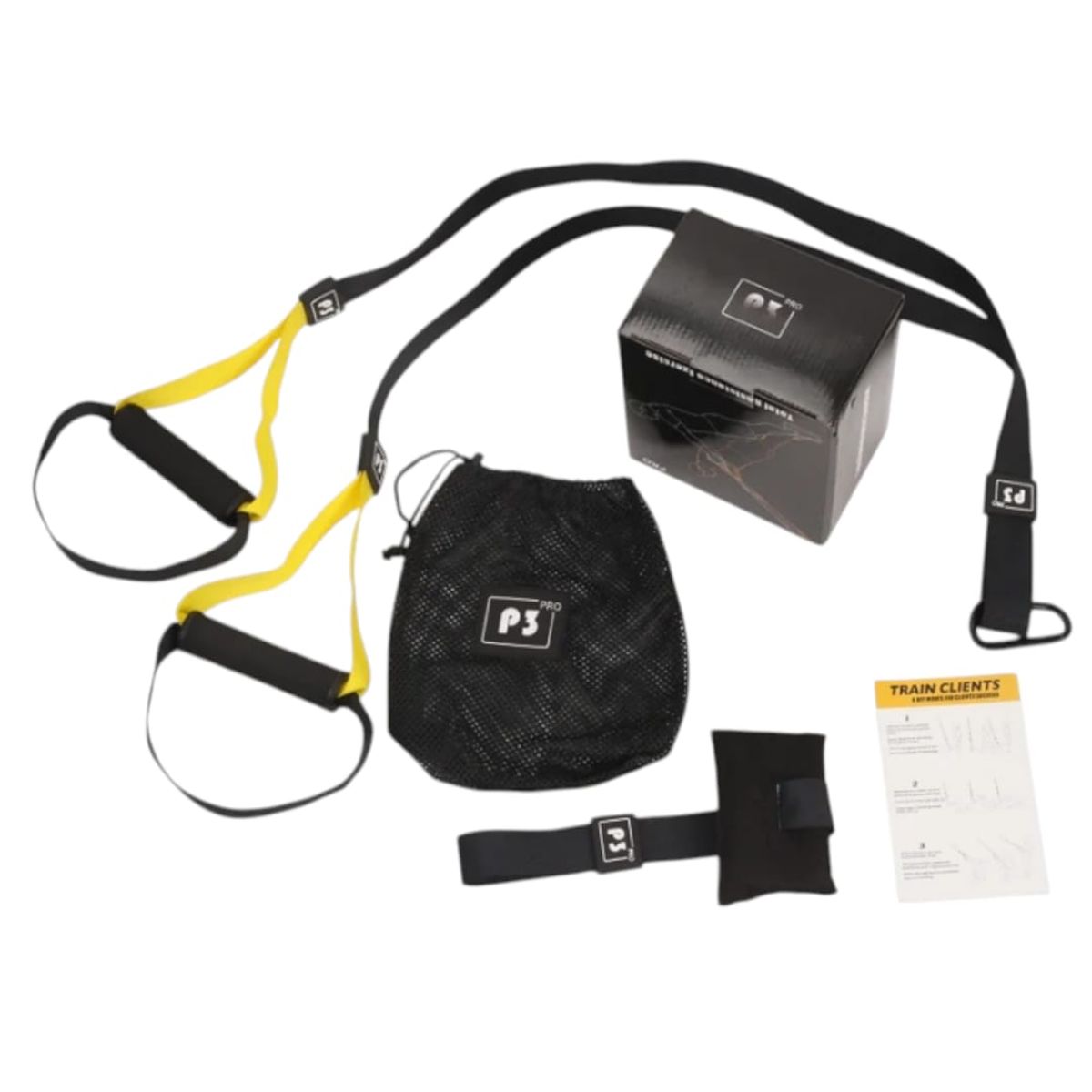 GENERICO - Banda Trx Reforzada 1,10 Mt Kit Anclaje +bolsa Entrenamiento