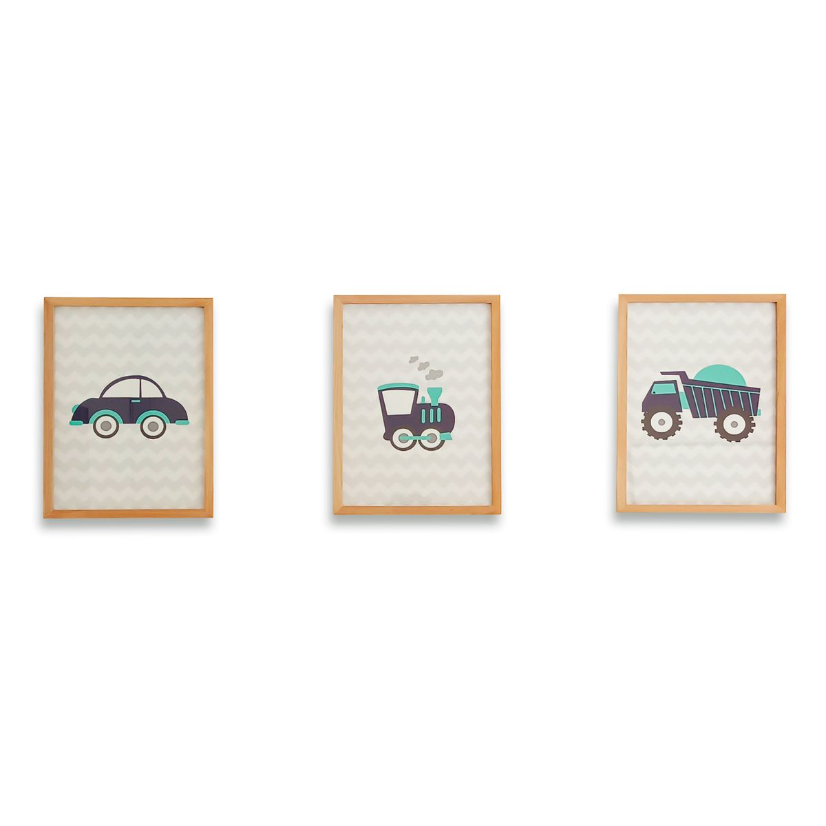 GENERICO - Cuadro Infantil Medios de Transporte II 20X30 cm
