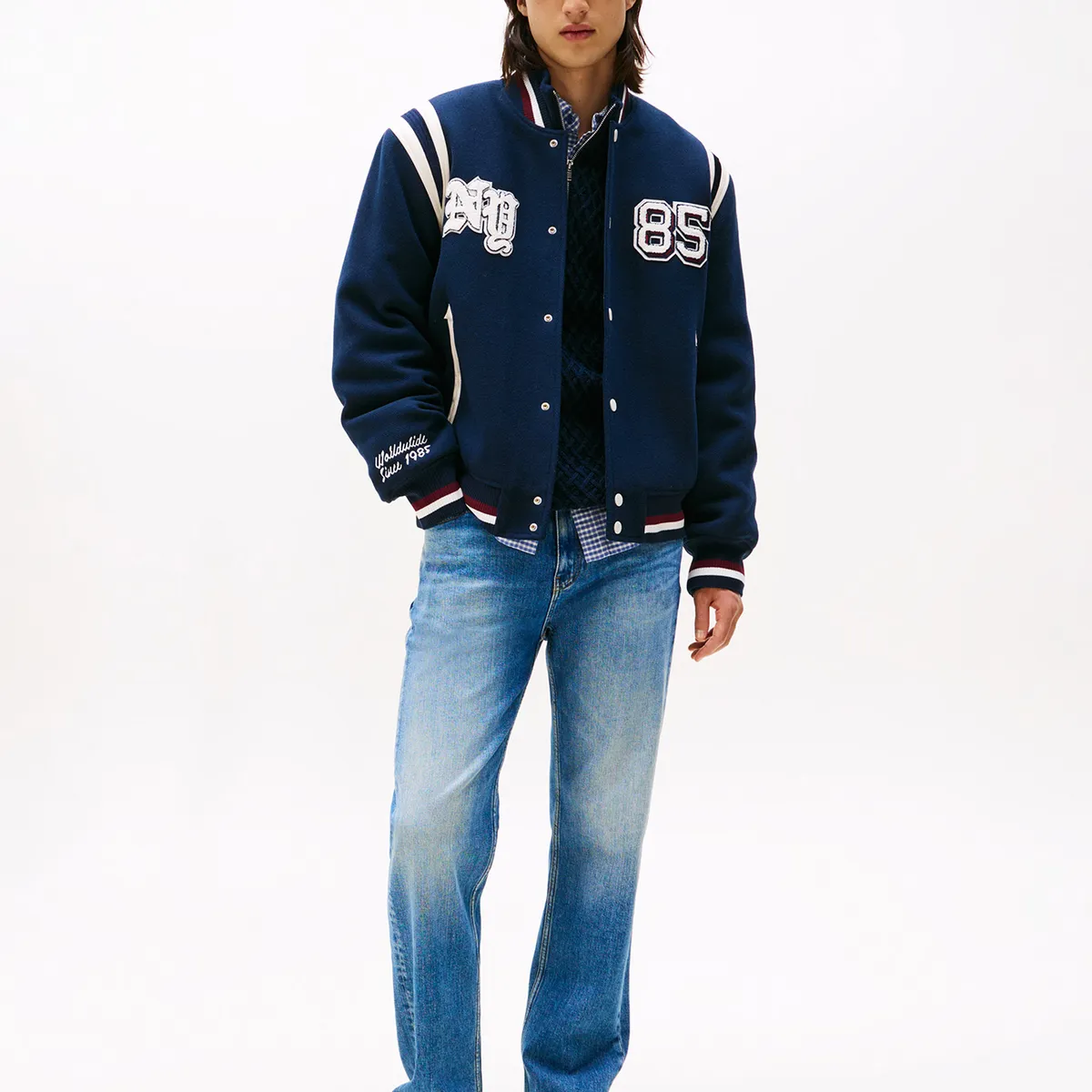 TOMMY HILFIGER - Zapatillas Runner Casual Azul Tommy Jeans