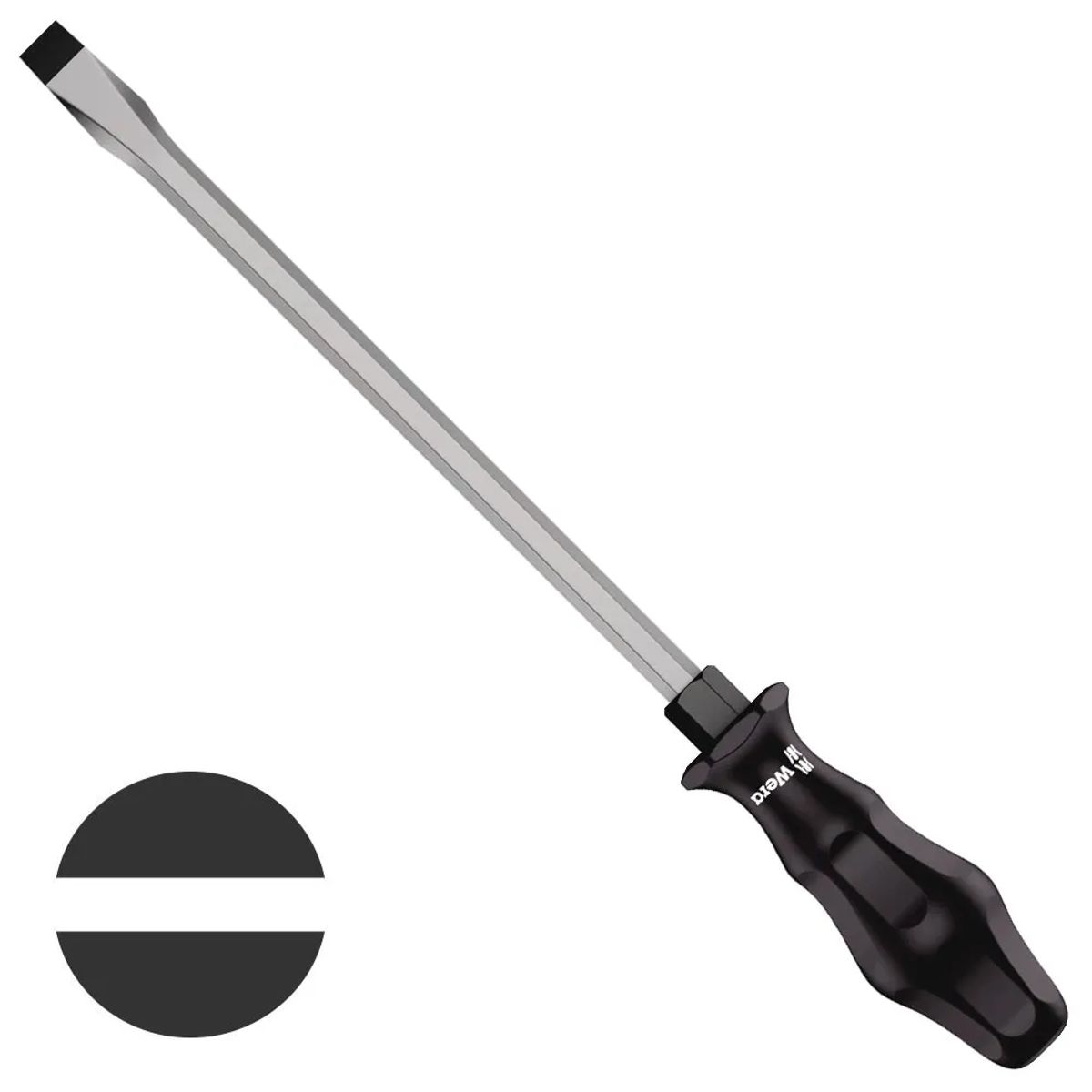 WERA - Destornillador Cincel Plano Slot 25 x 14 x 250 mm