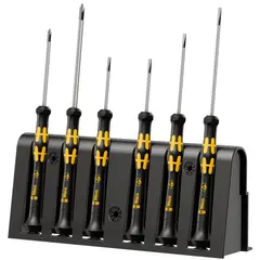 WERA - Set Destornilladores Anti-Estática Phillips Paleta 6 Piezas + Bandeja