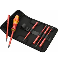 WERA - Set Destornillador Aislado VDE 7 Piezas + Estuche