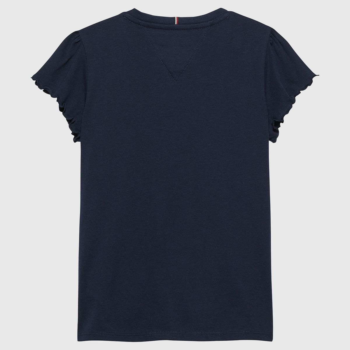 TOMMY HILFIGER - Polera Con Logo Script Gráfico De Niña Azul Tommy Hilfiger