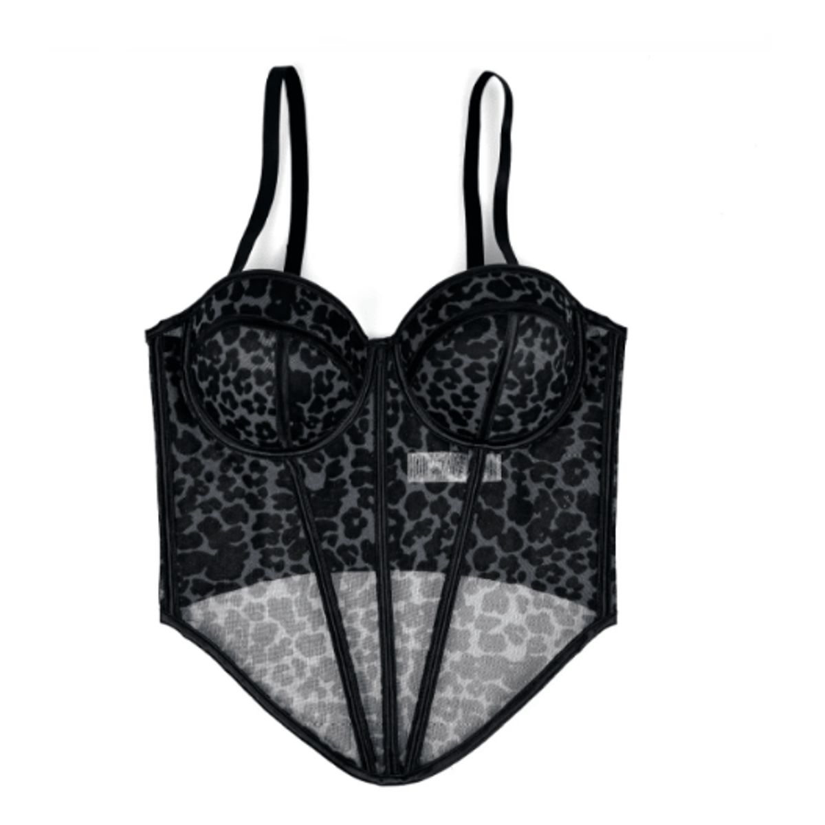 VELVET - Corset Kiara Print Marron