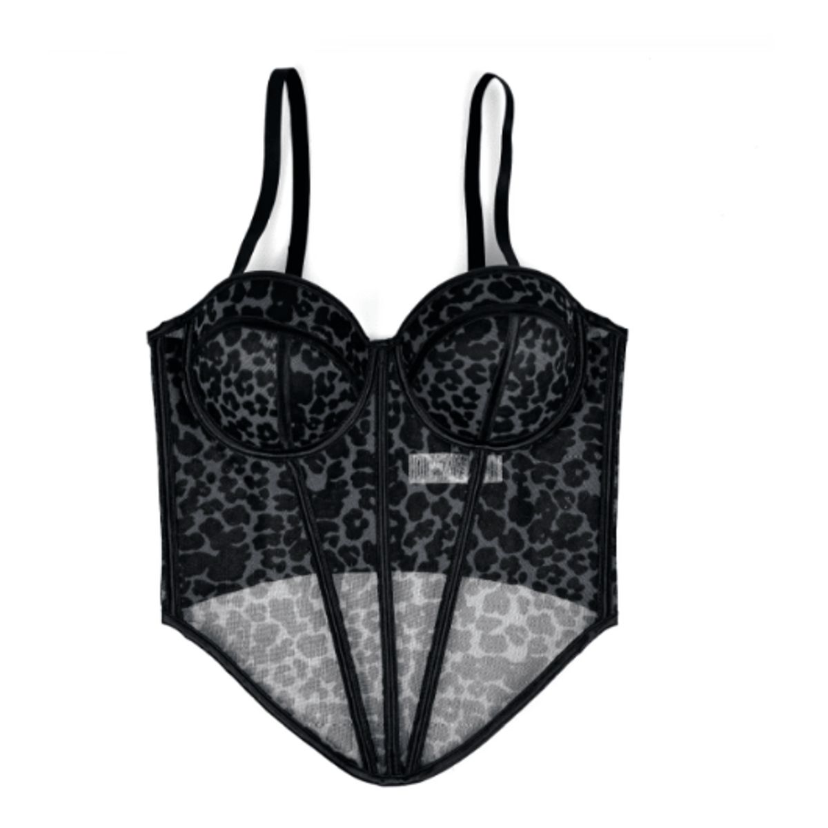 VELVET - Corset Kiara Print Marron