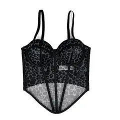 VELVET - Corset Kiara Print Marron