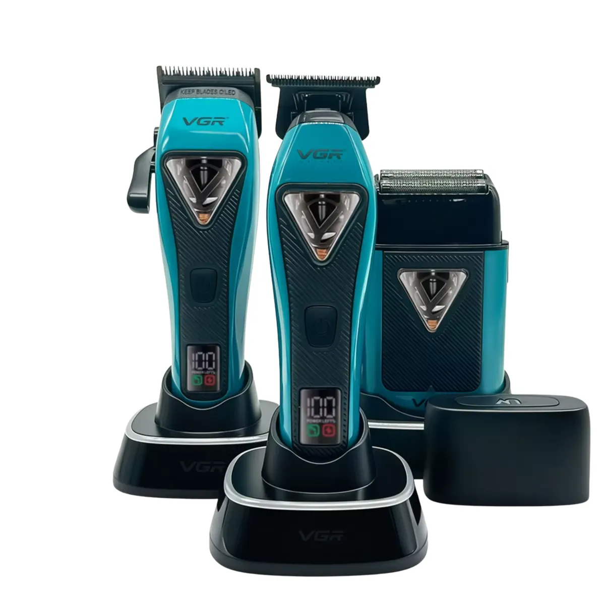 VGR VOYAGER - Maquina De Cortar Pelo VGR V-035C Motor Vector + Carcasa Maletín