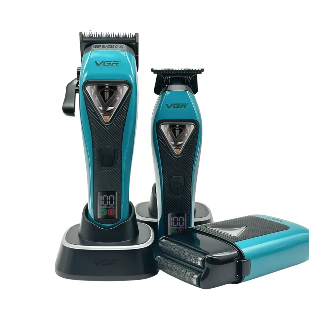 VGR VOYAGER - Maquina De Cortar Pelo VGR V-035C Motor Vector + Carcasa Maletín