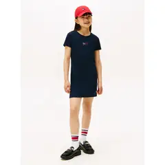 TOMMY HILFIGER - Vestido Camisero Azul