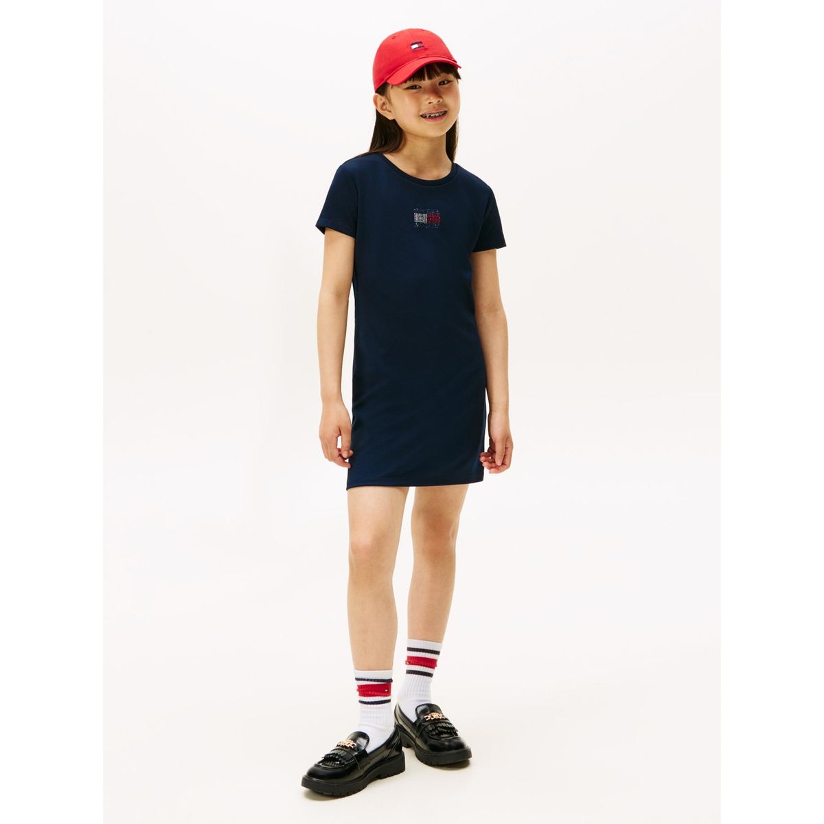 TOMMY HILFIGER - Vestido Camisero Azul Tommy Hilfiger