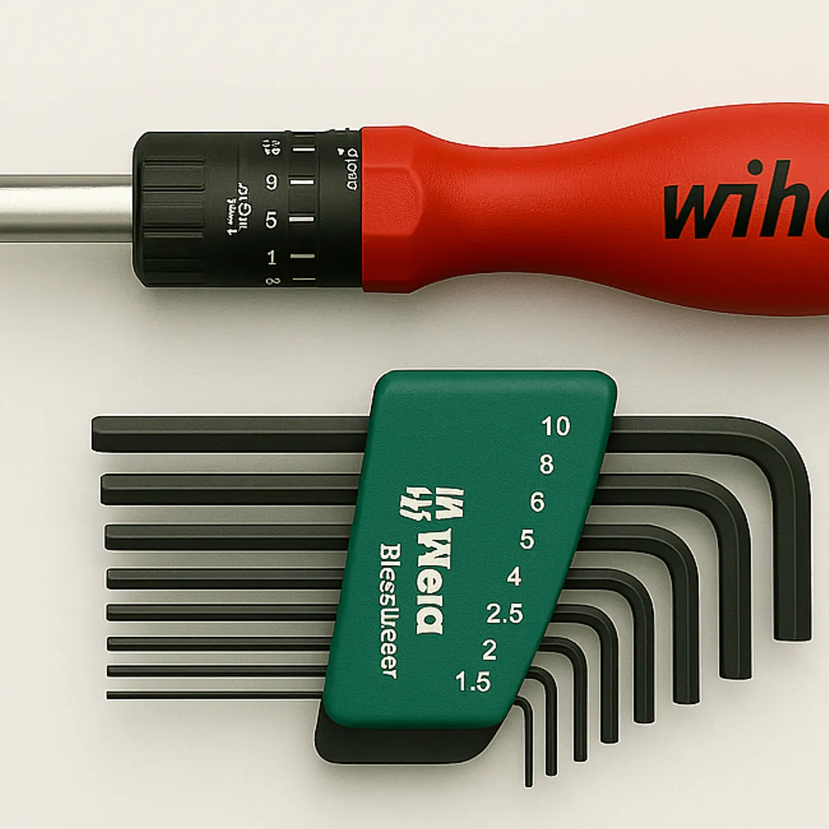 WERA - Destornillador Dinamometrico Ajustable 12 a 30 Nm + Porta Puntas