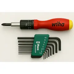 WERA - Destornillador Dinamometrico Ajustable 12 a 30 Nm + Porta Puntas
