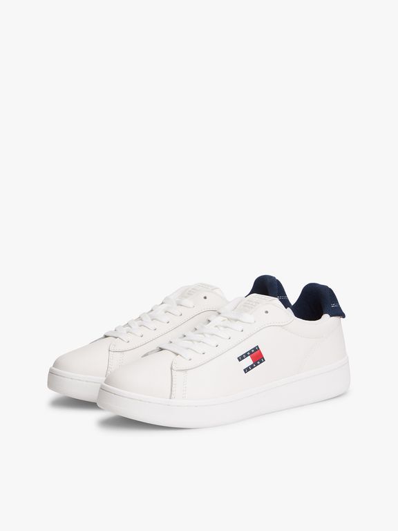 Zapatillas Archive De Cuero Blanco Tommy Jeans