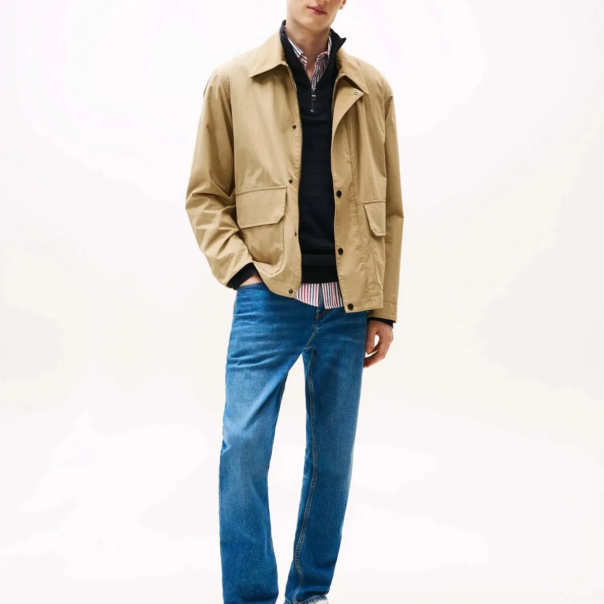 TOMMY HILFIGER - Zapatillas Archive De Cuero Blanco Tommy Jeans