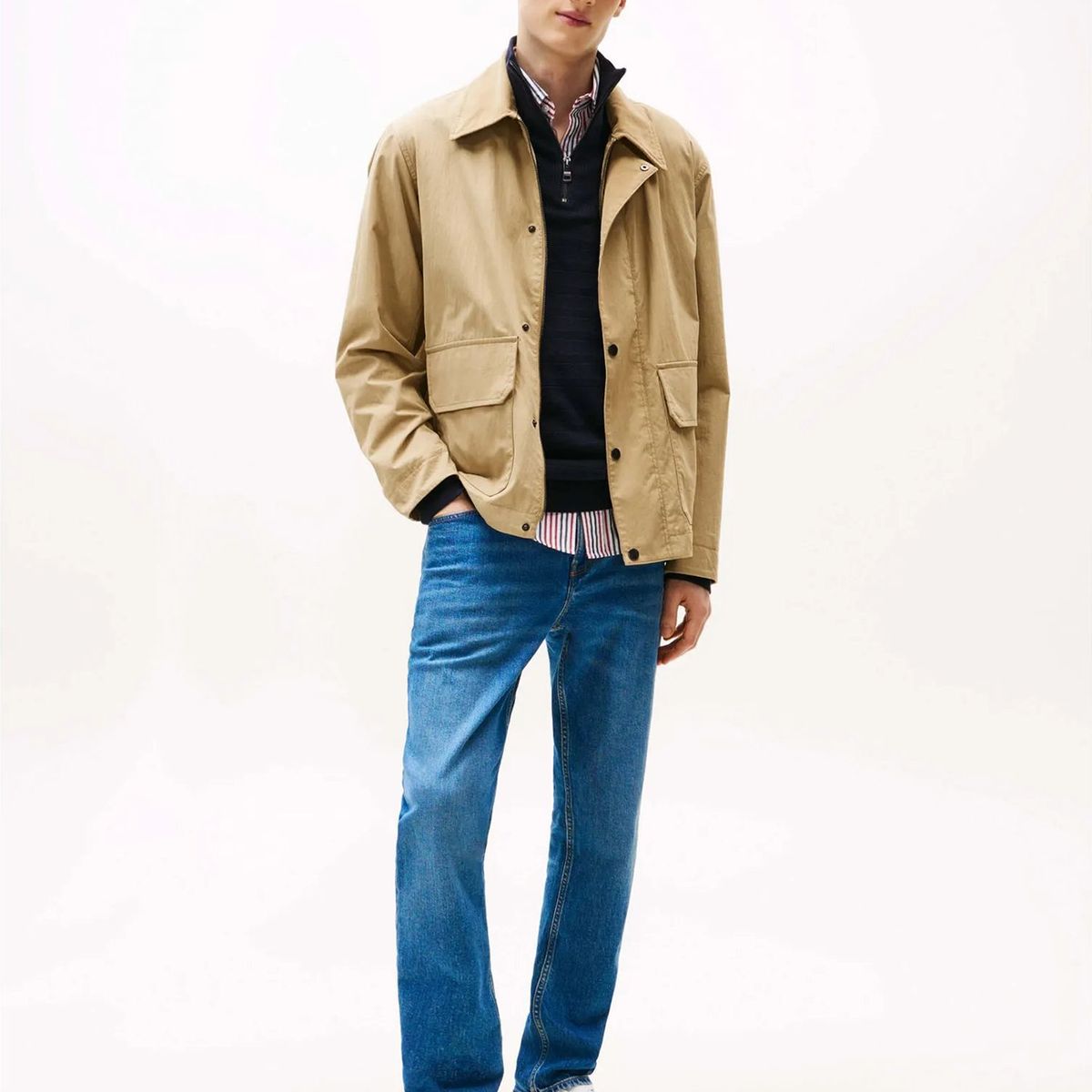 TOMMY HILFIGER - Zapatillas Archive De Cuero Blanco Tommy Jeans