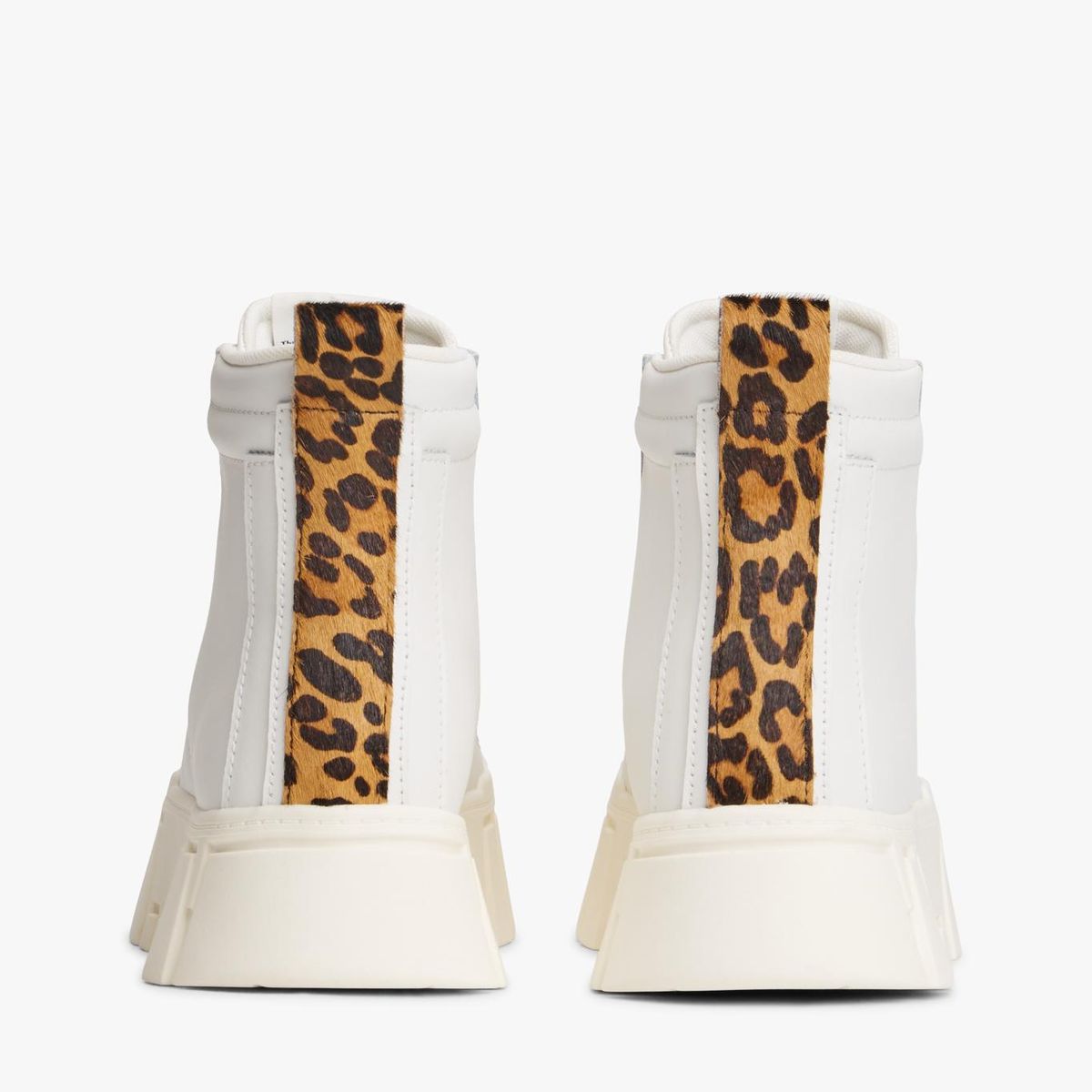 TOMMY HILFIGER - Zapatillas Flatform Leopard Blanco Tommy Jeans