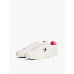 TOMMY HILFIGER - Zapatillas Archive De Cuero Blanco Tommy Jeans