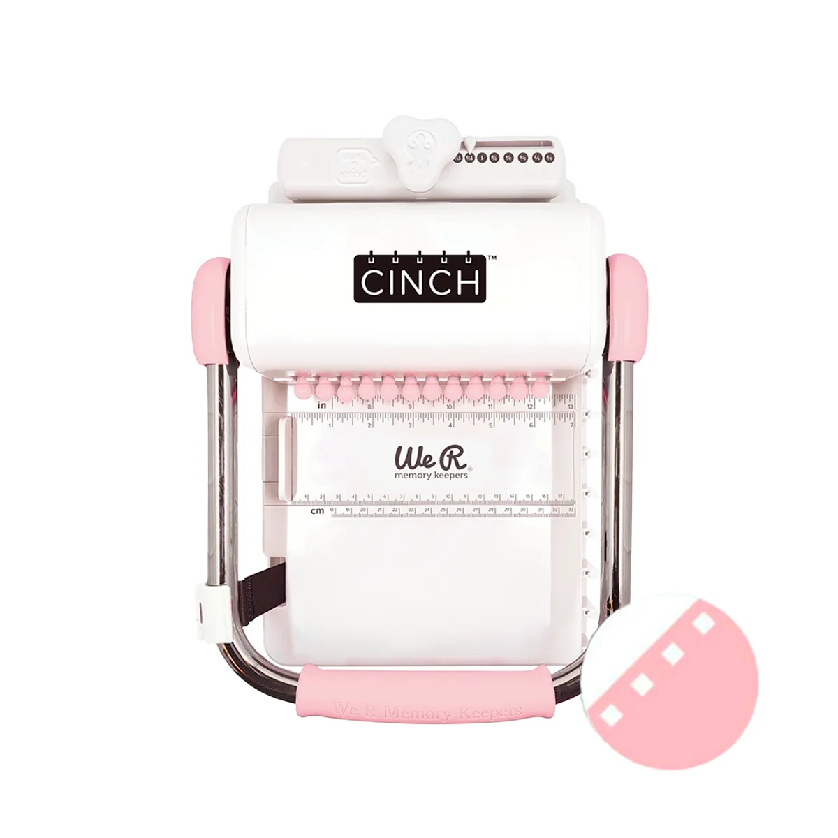 CINCH - Encuadernadora Cinch We R Memory Keepers Rosada