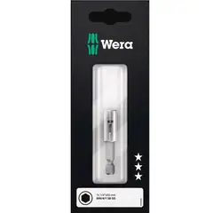 WERA - Porta Puntas Hex Inox 14 x 50 mm Imán y Anillo de Retención
