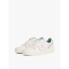 TOMMY HILFIGER - Zapatillas Retro Basket Dentadas Blanco Tommy Jeans