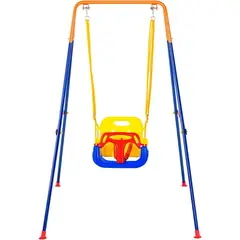 GENERICO - Juego de columpios 3 en 1 con soporte para niños