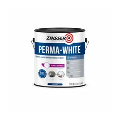 RUST OLEUM - Pintura Zinsser Perma White Blanco Satinado 3786L