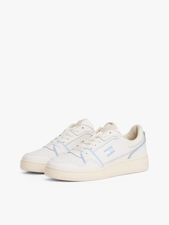 Zapatillas Retro Basket Dentadas Blanco Tommy Jeans