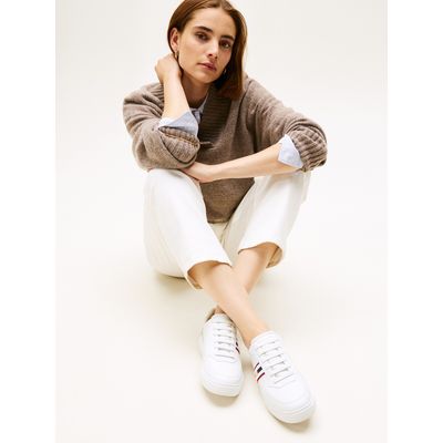 Imagen 2 del producto Zapatillas De Cuero Webbing Cupsole Blanco