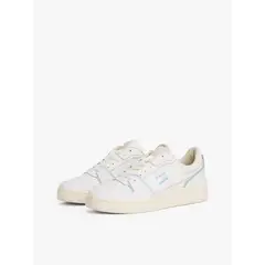 TOMMY HILFIGER - Zapatillas Retro Basket Dentadas Blanco Tommy Jeans