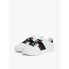 TOMMY HILFIGER - Zapatillas Supercup Texturas Mixtas Blanco